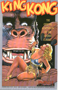 Mini series - KIng Kong #1 from 6, 1990,Monster Comics